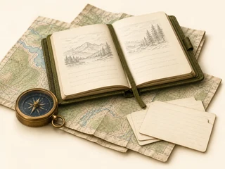 A unit history binder on a shelf