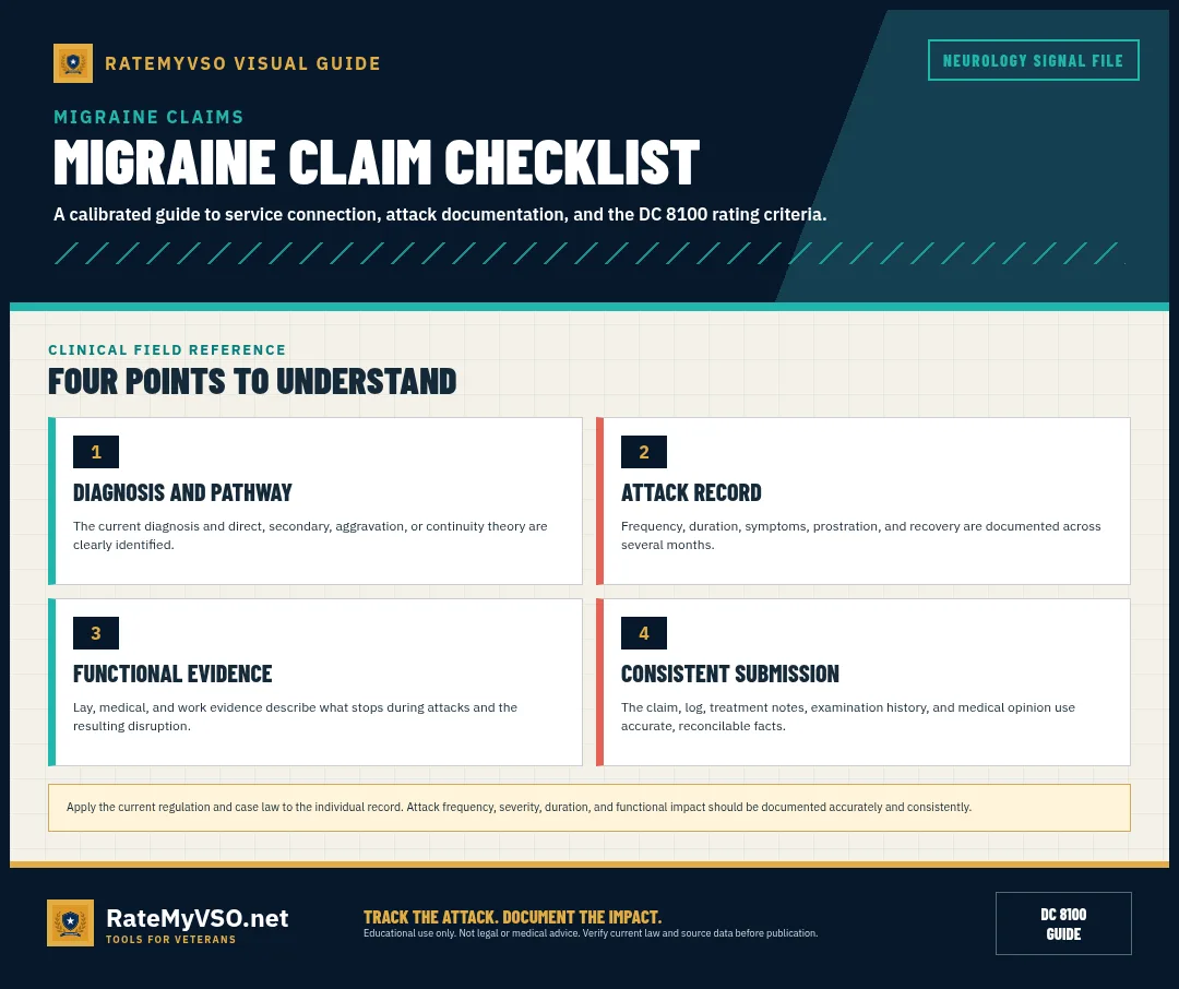 Diagnosis, attack record, functional evidence, and consistency checklist.